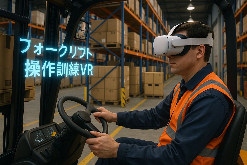 フォークリフト操作訓練VR