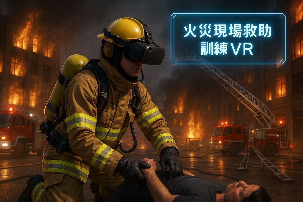 火災現場救助訓練VR