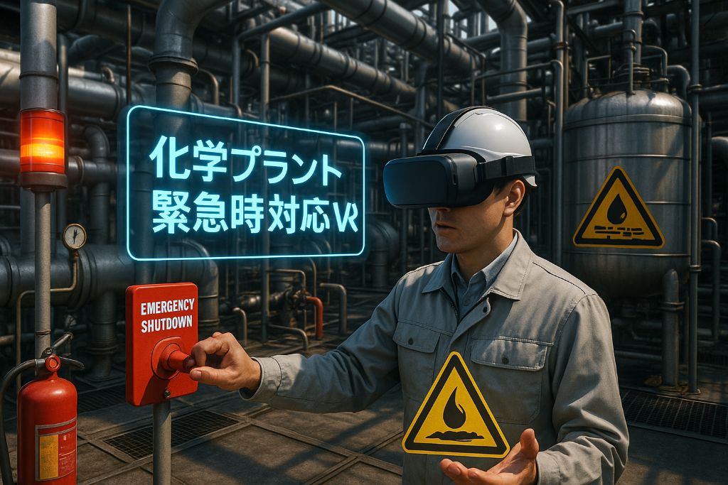 化学プラント緊急時対応VR