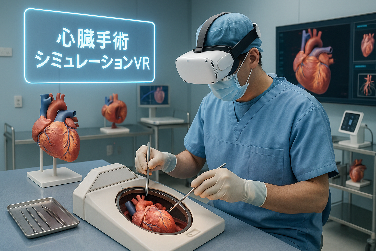心臓手術シミュレーションVR