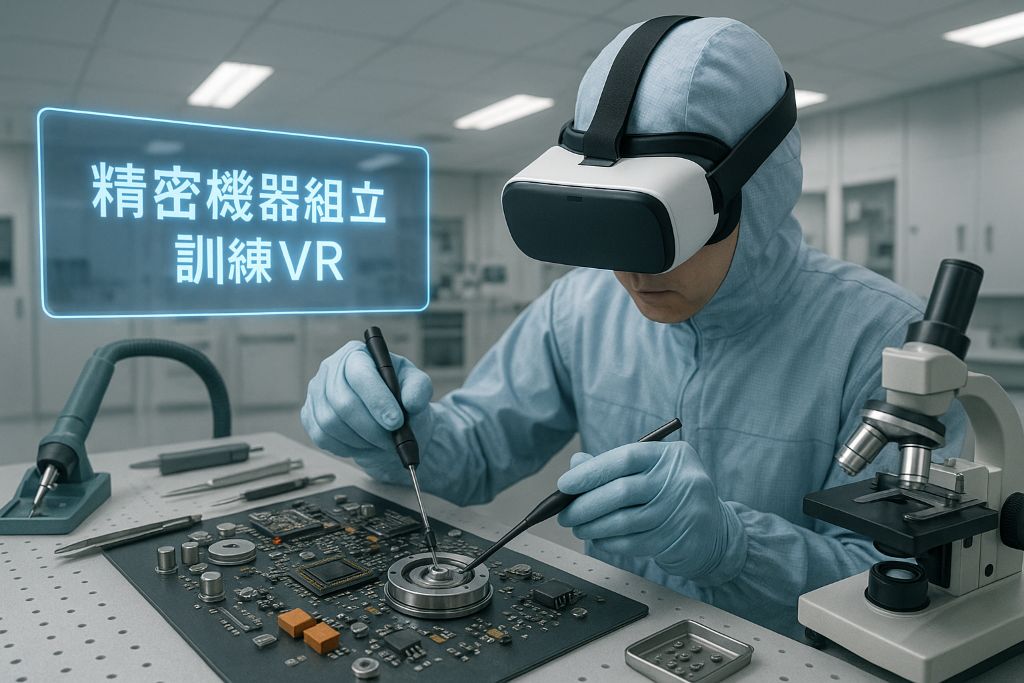 精密機器組立訓練VR