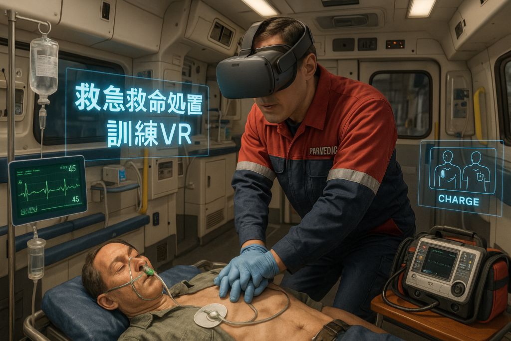 救急救命処置訓練VR