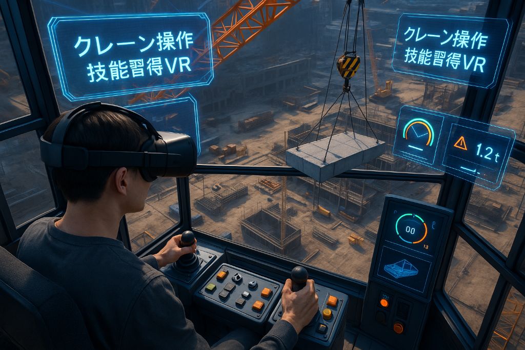 クレーン操作技能習得VR