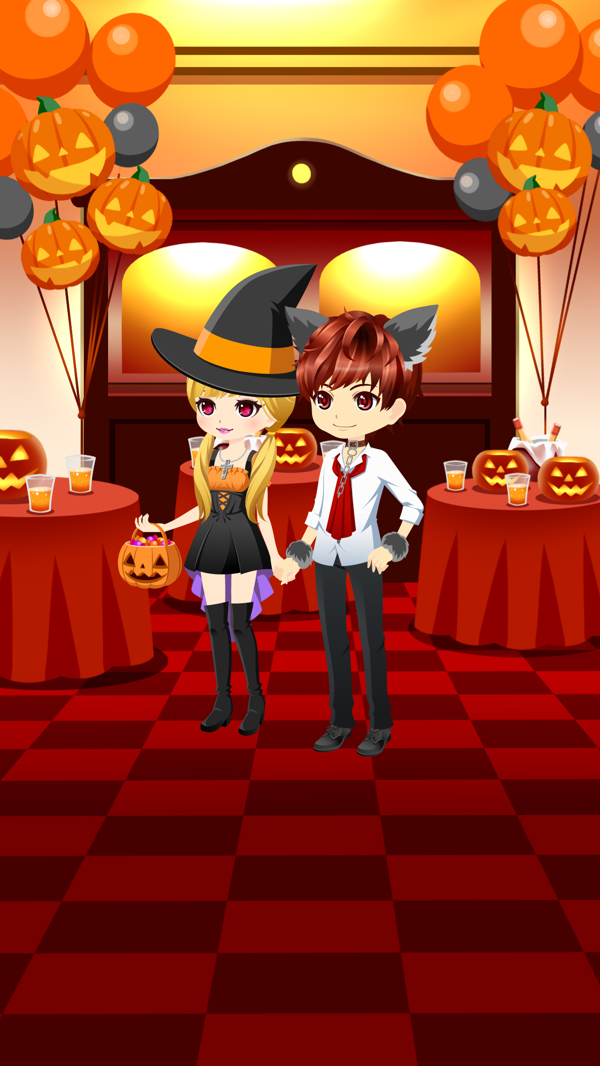 【カレガチャ】コスプレで大胆にハロウィンナイト_阿佐美のコピー